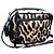 Borsa a spalla in pelle marrone e bianca Burberry Bianco