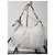 Prada Vitello Daino Leder Hobo Tasche Off-White Roh - Ansicht 3