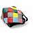 NUOVA BORSA A MANO LOEWE CESTA IN PELLE INTRECCIATA MULTICOLORATO A QUADRI Multicolore - vista 6