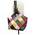 NUOVA BORSA A MANO LOEWE CESTA IN PELLE INTRECCIATA MULTICOLORATO A QUADRI Multicolore - vista 7
