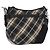 Burberry Nova Check Etichetta Blu Tela Nero