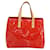 Borsa Reade Monogram Vernis PM di Louis Vuitton Rosso  - vista 2