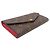 Cartera Larga Sarah Louis Vuitton Castaño Roja Monograma - vista 3