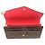 Cartera Larga Sarah Louis Vuitton Castaño Roja Monograma - vista 5