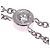 Bracciale charm in oro bianco 18K Harry Winston - vista 3