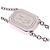 Bracciale charm in oro bianco 18K Harry Winston - vista 4