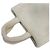 Borsa tote in terry con lettering Prada Bianco - vista 11
