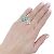 Anello Chaumet, "Hortensia Eden", oro rosa, diamanti e turchesi. - vista 5