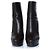 Botas de plataforma de cuero marrón oscuro Jimmy Choo Castaño - vista 5