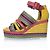 Ines Leder-Wedges von Hermès Mehrfarben - Ansicht 2