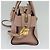 Miu Miu Madras Fiocco Borsa Tote in Pelle Piccola Rosa - vista 4