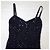Emanuel Ungaro Ungaro Paris schwarzes Slipkleid mit Pailletten - Ansicht 5