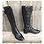 Botas Sergio Rossi de piel negra Negro - vista 2