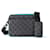 Louis Vuitton Trio Messenger Eclipse Grigio Tela - vista 3