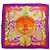 Foulard in seta Hermès Carré 90 ALOHA Verde Arancione Porpora