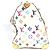 Louis Vuitton Monogram Multicolore Keepall 45 White Multiple colors - view 3