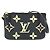 Borsa Pochette Double Zip Monogram Empreinte Louis Vuitton Nero Multicolore Beige