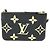 Borsa Pochette Double Zip Monogram Empreinte Louis Vuitton Nero Multicolore Beige - vista 13