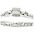 Gucci 102 G Mini Square Chain Quarz Uhr Silber - Ansicht 4