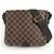 Borsa a spalla Louis Vuitton Damier District PM con patta Marrone Damier ebene