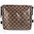 Borsa a spalla Louis Vuitton Damier District PM con patta Marrone Damier ebene - vista 2