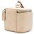 Chanel Mini Vanity Case in Caviar Iridescente Marrone con Catena e Perla in Alto Beige - vista 2