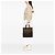 Bolso Tote Twins de lona Zucca marrón Fendi Castaño - vista 7