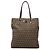 Fendi Braune Zucchino Canvas Tasche