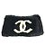 Chanel Two-tone CC Logo Coco Mark Tippet Accessory Fur Scarf Black White Yellow