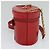 Céline Celine Vanity Leather Rosso - vista 3