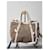 Prada Canapa Logo Jacquard Tote Beige/Braun - Ansicht 9