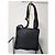 Borsa a tracolla/spalla in nylon Saffiano nera di Prada Nero - vista 3