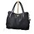 Borsa tote Prada in nylon e pelle nera Nero