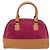 Céline Celine Vintage Macadam Handtasche aus Macadam-Suede Lila