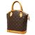Borsa Tote Lockit Monogram Louis Vuitton Marrone Monogramma - vista 2