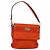 Céline Sac à épaule Celine en toile Orange