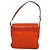 Céline Sac à épaule Celine en toile Orange - vue 2