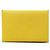 Tarjetero Calvi Verso de Hermès Azul Amarillo - vista 3