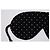 Maschera da sonno in suede con borchie Saint Laurent Nero - vista 4