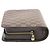Borsa Clutch Louis Vuitton Damier Ebene Marrone - vista 4