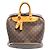 Borsa Boston Louis Vuitton in Tela Monogram Marrone