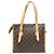 Borsa tote Popincourt Au Monogram di Louis Vuitton Marrone