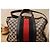 Gucci Boston Handtasche Blau und Rot Stoff - Ansicht 2