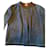 Hermès Giacca in denim e pelle Blu navy  - vista 1