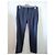 Pantalones rectos Prada azul marino de lana Gris - vista 7