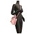 Mini borsa di carta Balenciaga Rosa Porpora - vista 8