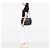 Bow Bolso Prada de tessuto gris con lazo Castaño Gris antracita - vista 6