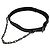 Louis Vuitton Monogram Eclipse Santur Signature Kette Gürtel Schwarz