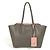 Gucci Zwei-Farben Logo Tragetasche Braun Pink