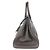 Borsa Tote Hermès Birkin 35 in pelle Taurillon Clemence Marrone Cioccolato - vista 4